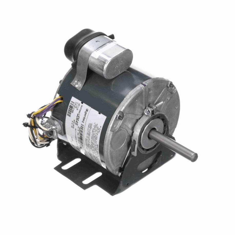 Fasco Unit Heater Motor, 1/6 HP, 1 Ph, 60 Hz, 115 V, 1625 RPM, 1 Speed, 48 Frame, TEAO - D736