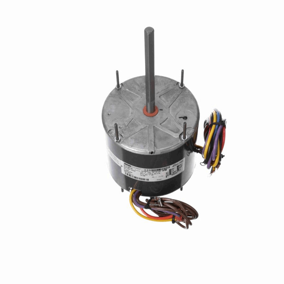 Fasco Condenser Fan Motor, 1/3 HP, 1 Ph, 60 Hz, 230/460 V, 825 RPM, 1 Speed, 48 Frame, OAO - D921