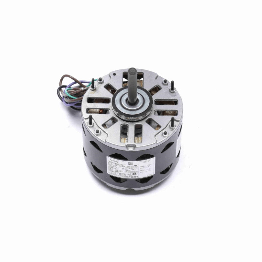 Century Fan and Blower Motor, 1/4 HP, 1 Ph, 60 Hz, 115 V, 1075 RPM, 1 Speed, 48 Frame, OPEN - DLR1026S