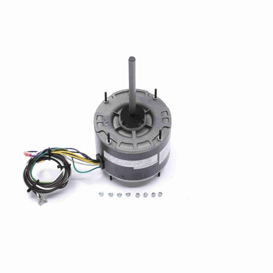 Century ECONOMASTER® Condenser Fan Motor, 1/3-1/6 HP, 1 Ph, 60 Hz, 208-230 V, 1075 RPM, 1 Speed, 48 Frame, TEAO - EM3458F