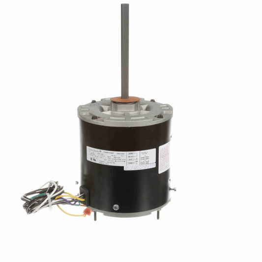 Century PRO-E SERIES® Condenser Fan Motor, 1/2 HP, 1 Ph, 60 Hz, 208-230 V, 825 RPM, 1 Speed, 48 Frame, TEAO - EM3746F