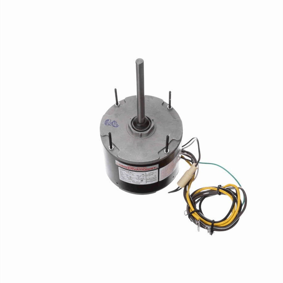 Century Condenser Fan Motor, 1/4 HP, 1 Ph, 60 Hz, 208-230 V, 1075 RPM, 1 Speed, 48 Frame, OPEN - F1026SB