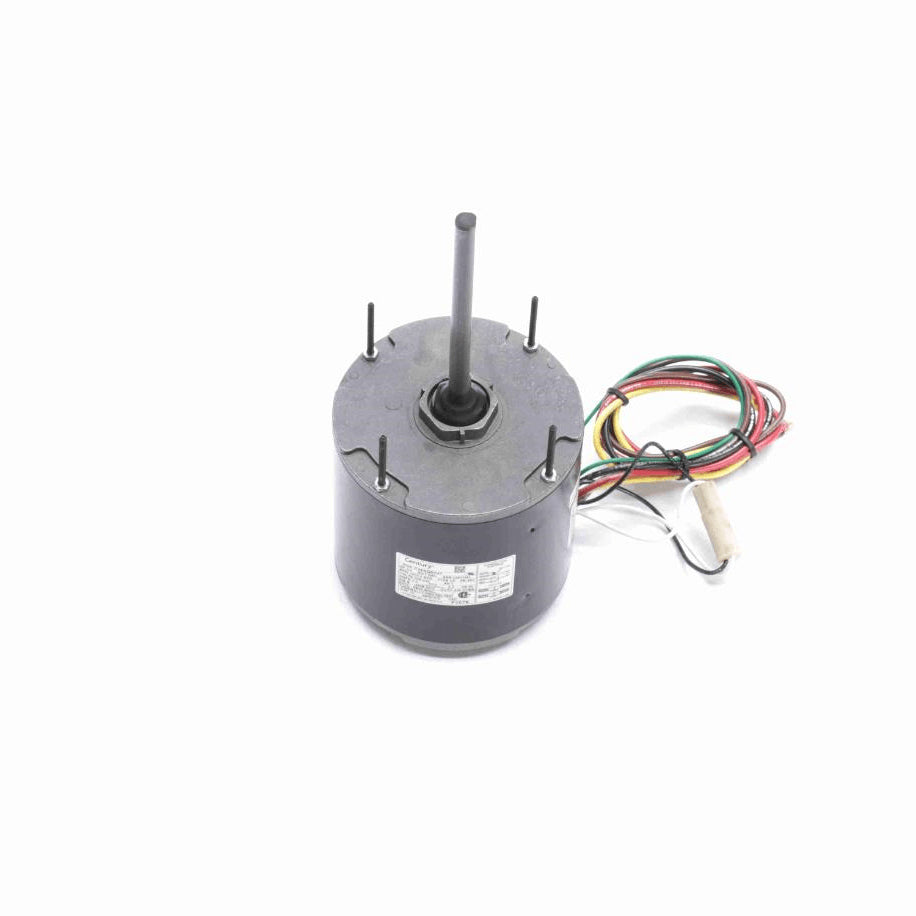 Century Condenser Fan Motor, 3/4 HP, 1 Ph, 60 Hz, 208-230 V, 1075 RPM, 2 Speed, 48 Frame, SEMI ENCLOSED - F1076