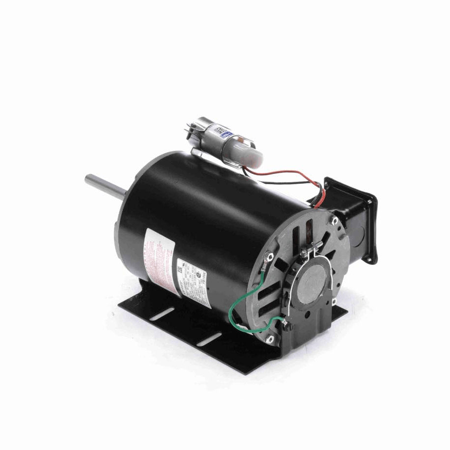 Century Condenser Fan Motor, 1/2 HP, 1 Ph, 60 Hz, 208-230/460 V, 1075 RPM, 1 Speed, 48 Frame, SEMI ENCLOSED - FB1056