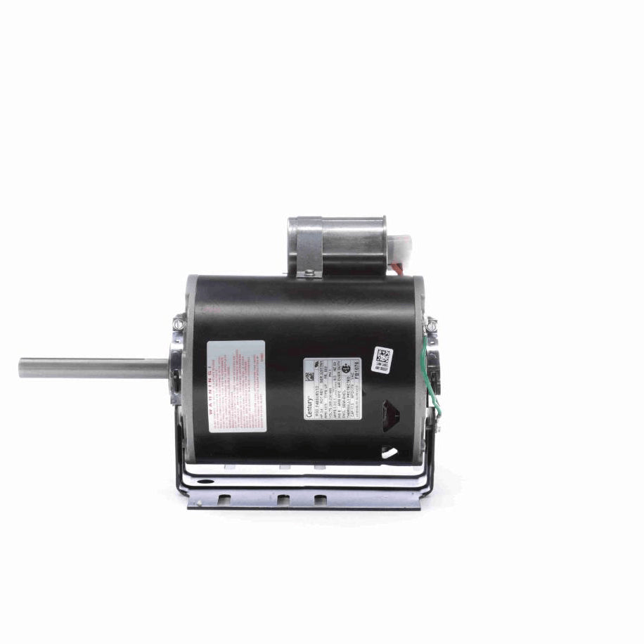 Century Condenser Fan Motor, 3/4 HP, 1 Ph, 60 Hz, 208-230/460 V, 1075 RPM, 1 Speed, 56 Frame, SEMI ENCLOSED - FB1076