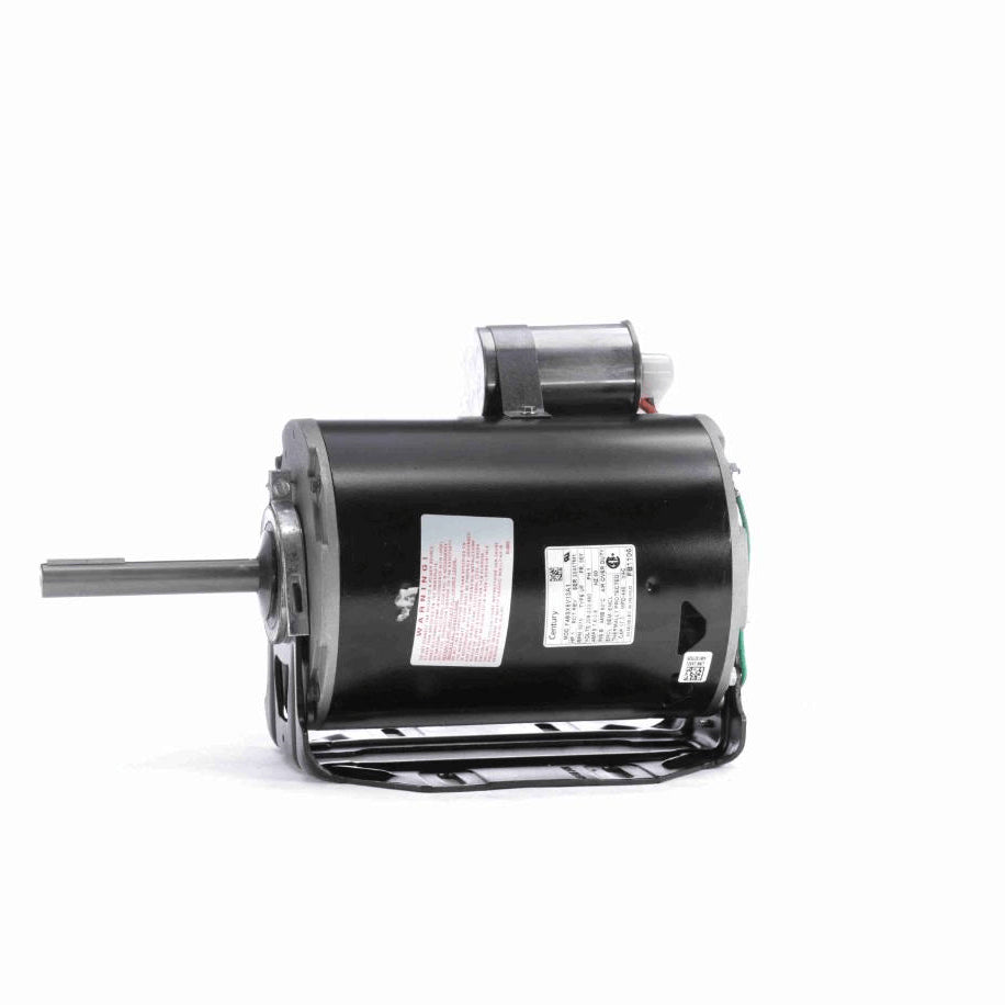 Century Condenser Fan Motor, 1 HP, 1 Ph, 60 Hz, 208-230/460 V, 1075 RPM, 1 Speed, 56 Frame, SEMI ENCLOSED - FB1106