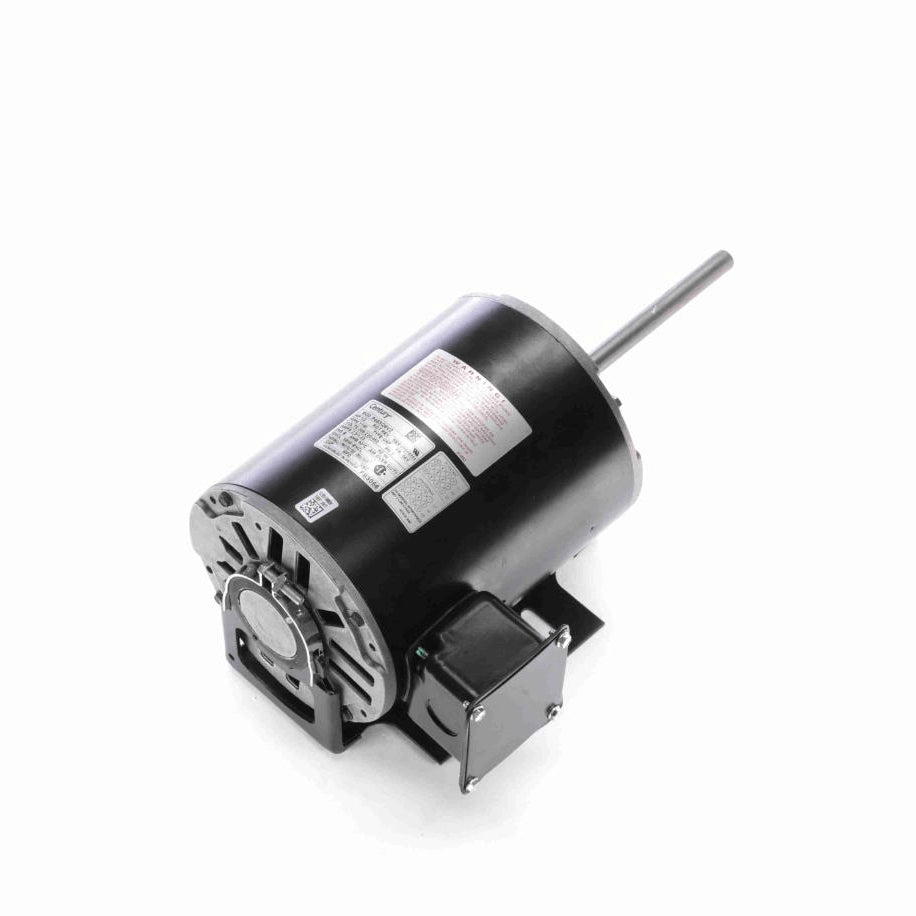 Century Condenser Fan Motor, 1/2 HP, 3 Ph, 60 Hz, 208-230/460 V, 1140 RPM, 1 Speed, 56 Frame, SEMI ENCLOSED - FB3056