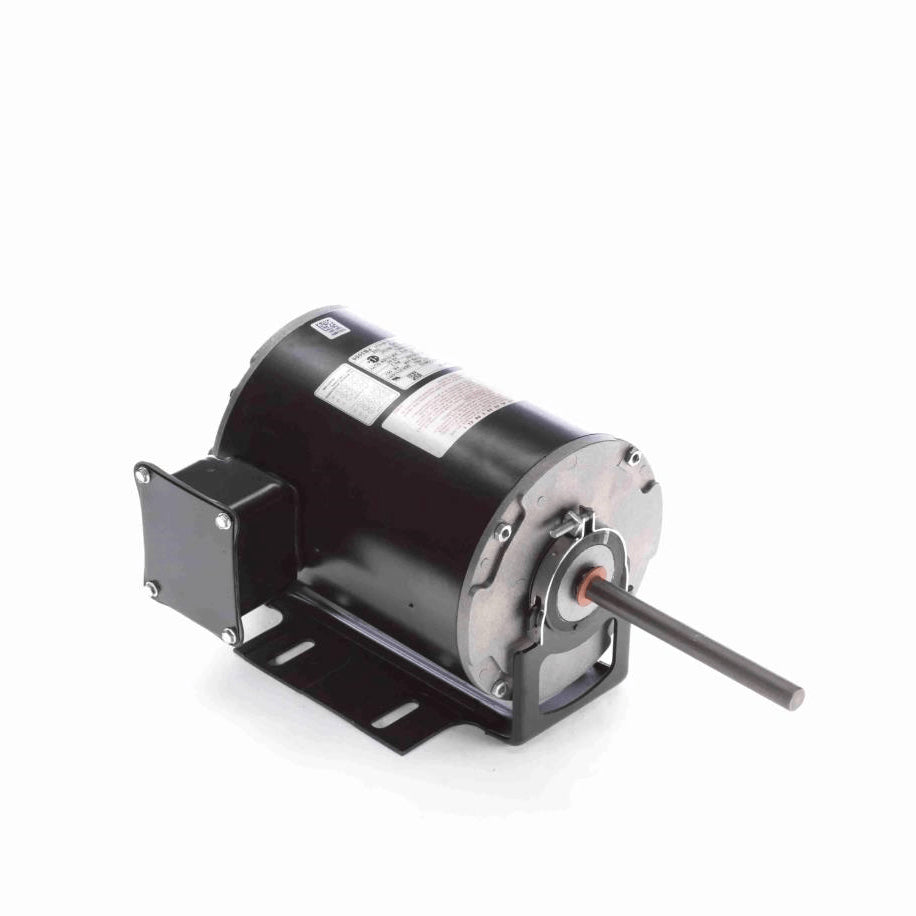 Century Condenser Fan Motor, 1/2 HP, 3 Ph, 60 Hz, 208-230/460 V, 1140 RPM, 1 Speed, 56 Frame, SEMI ENCLOSED - FB3056