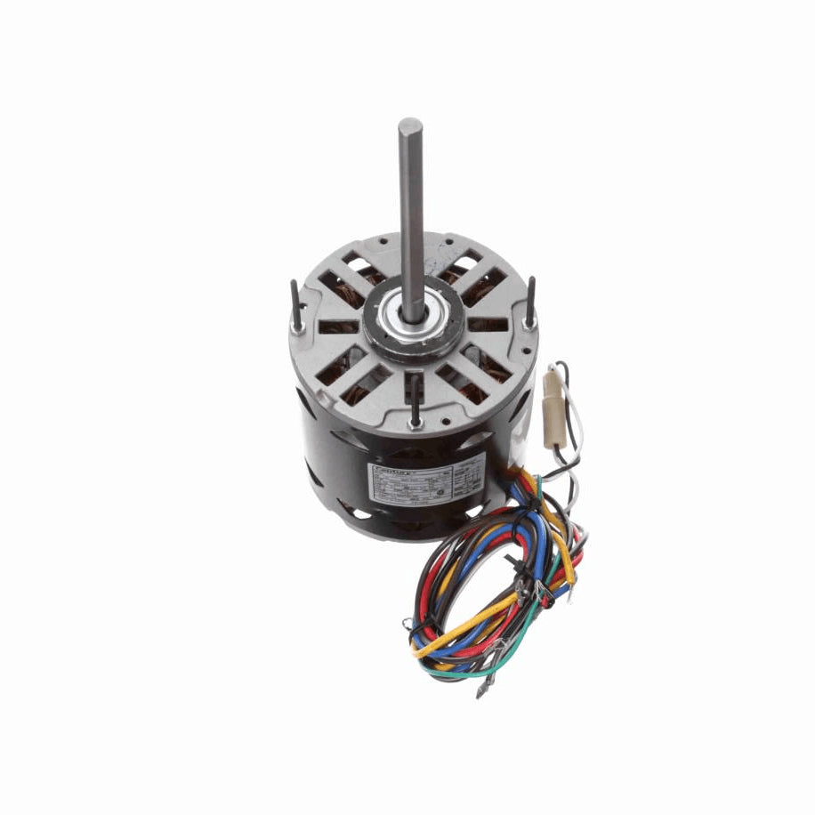 Century Fan and Blower Motor, 1/2 HP, 1 Ph, 60 Hz, 208-230 V, 1075 RPM, 3 Speed, 48 Frame, OPEN - FD1056