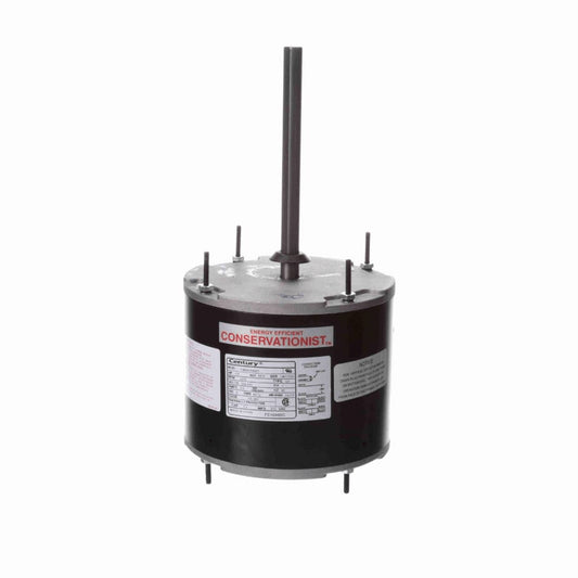 Century Condenser Fan Motor, 1/3 HP, 1 Ph, 60 Hz, 208-230 V, 1075 RPM, 1 Speed, 48 Frame, TEAO - FE1036SC