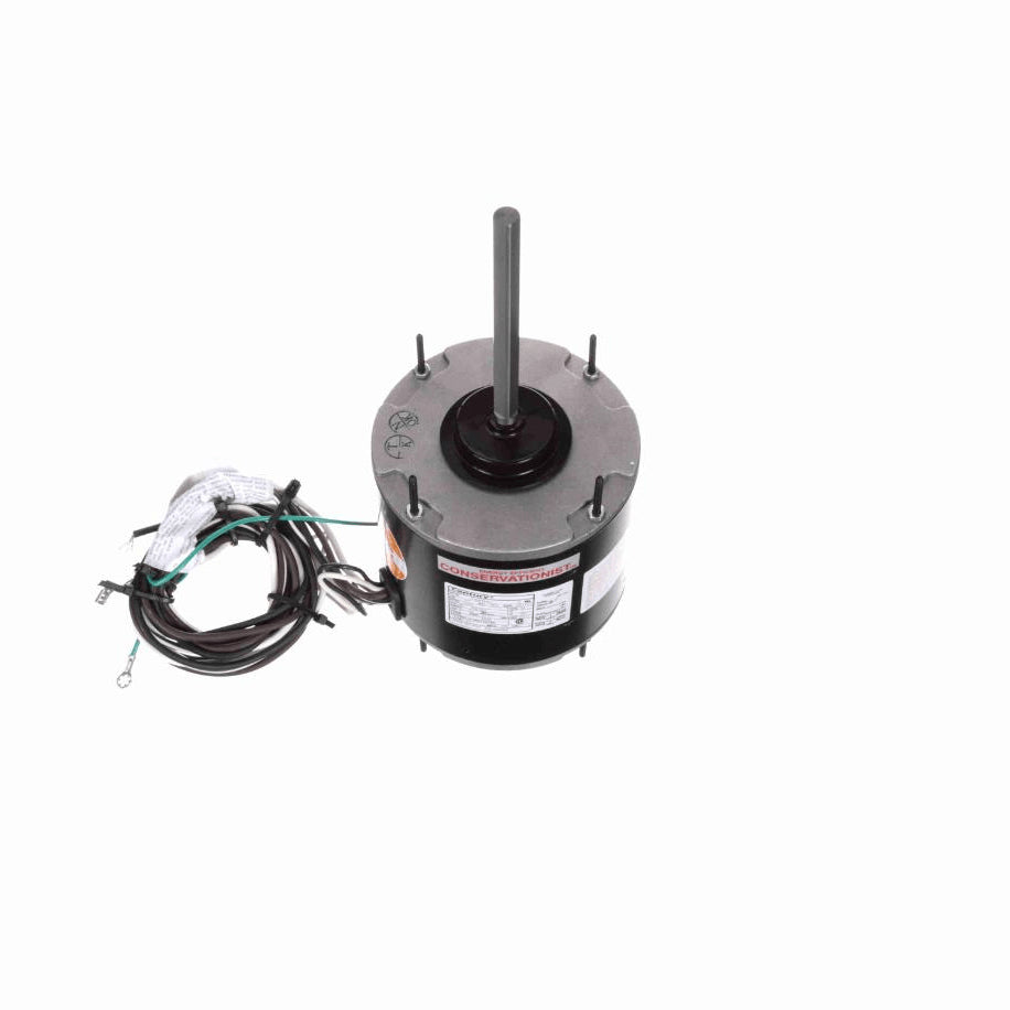 Century HEATMASTER® Condenser Fan Motor, 1/3 HP, 1 Ph, 60 Hz, 208-230 V, 1075 RPM, 1 Speed, 48 Frame, TEAO - FE1036SF