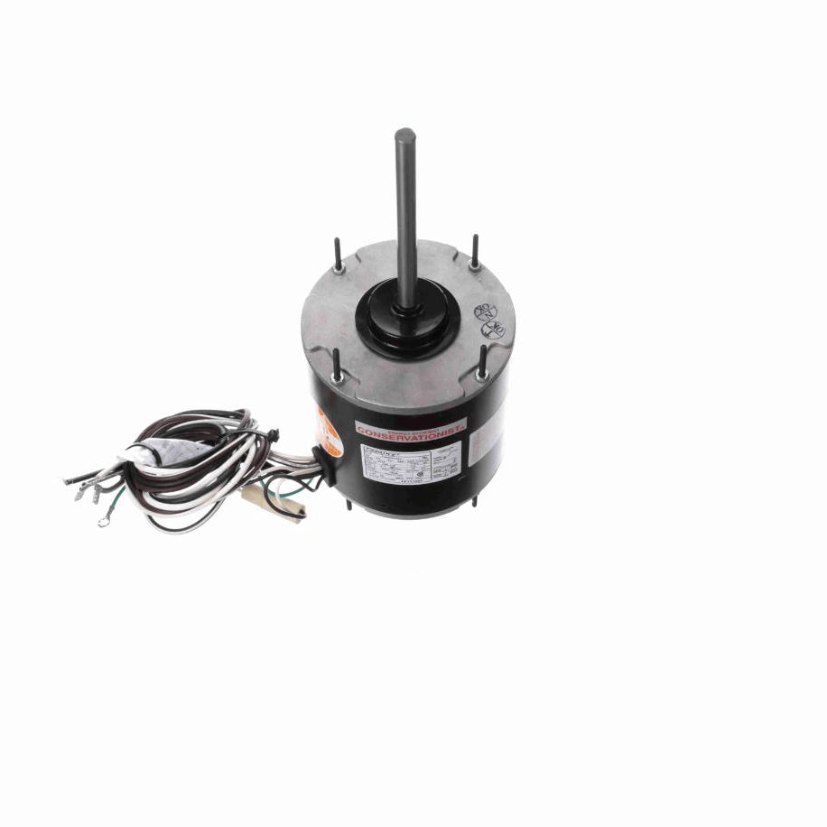 Century HEATMASTER® Condenser Fan Motor, 3/4 HP, 1 Ph, 60 Hz, 208-230 V, 1075 RPM, 1 Speed, 48 Frame, TEAO - FE1076SF