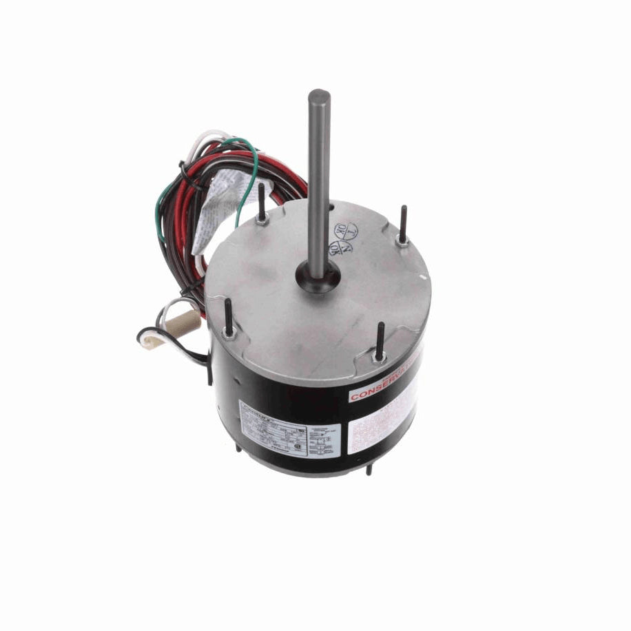 Century MASTERFIT PRO® Condenser Fan Motor, 1/3, 1/5 HP, 1 Ph, 60 Hz, 208-230 V, 1075 RPM, 2 Speed, 48 Frame, TEAO - FE6000F