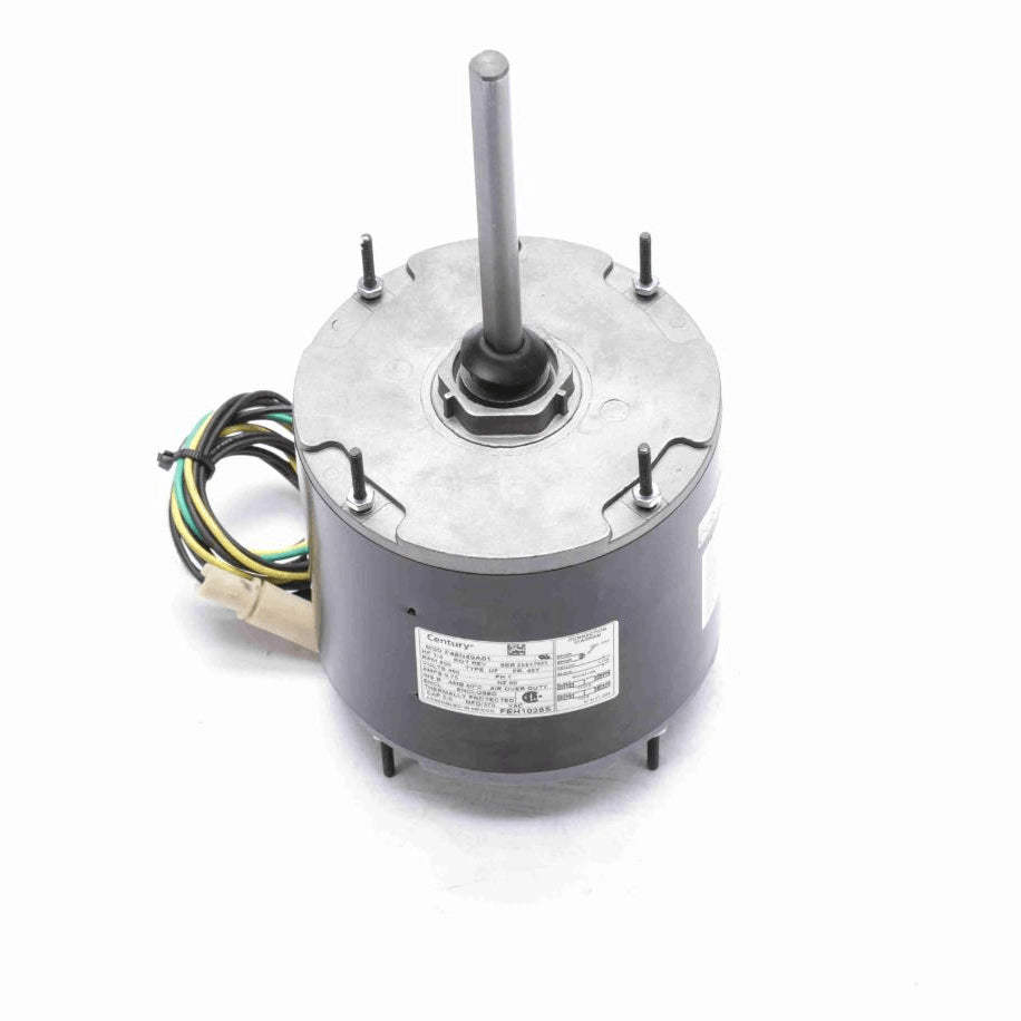 Century Condenser Fan Motor, 1/4 HP, 1 Ph, 60 Hz, 460 V, 850 RPM, 1 Speed, 48 Frame, TEAO - FEH1028S