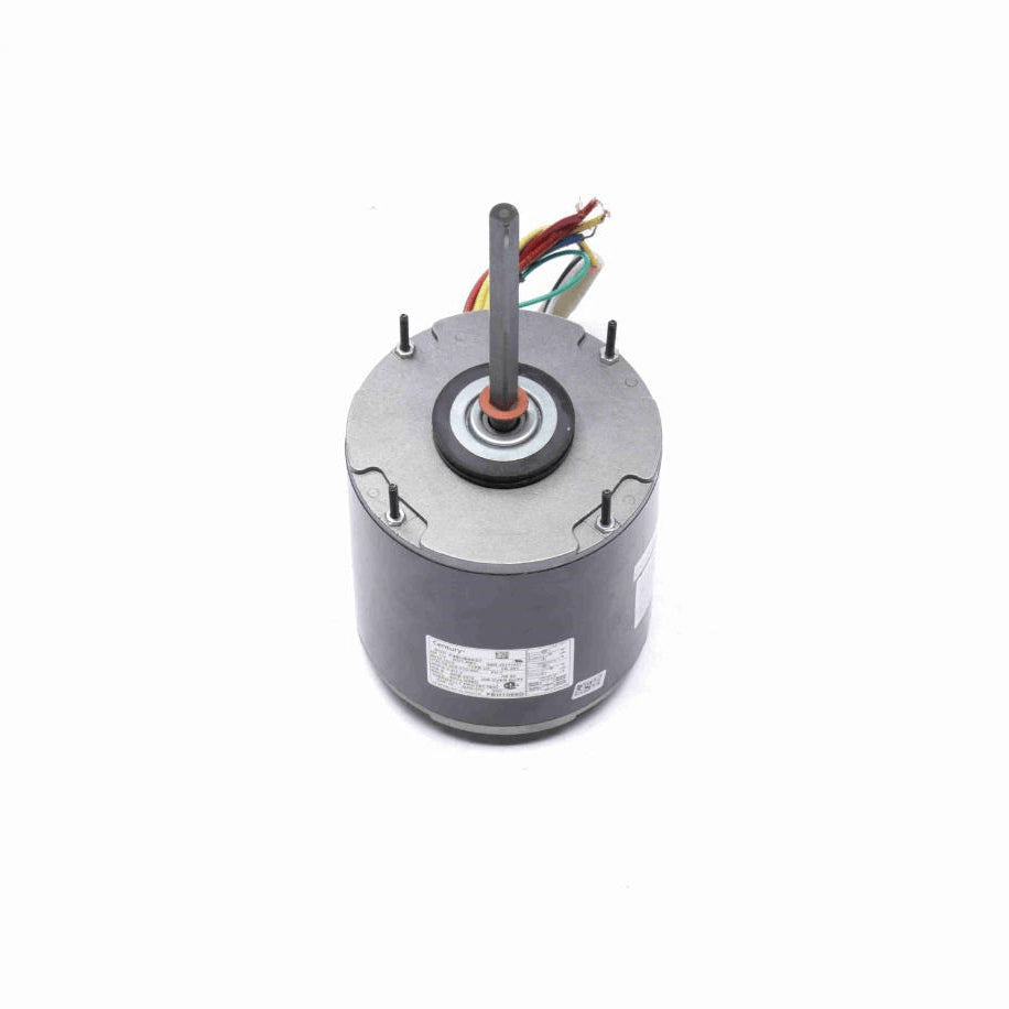 Century Condenser Fan Motor, 1/2 HP, 1 Ph, 60 Hz, 208-230/460 V, 1075 RPM, 1 Speed, 48 Frame, TEAO - FEH1056D