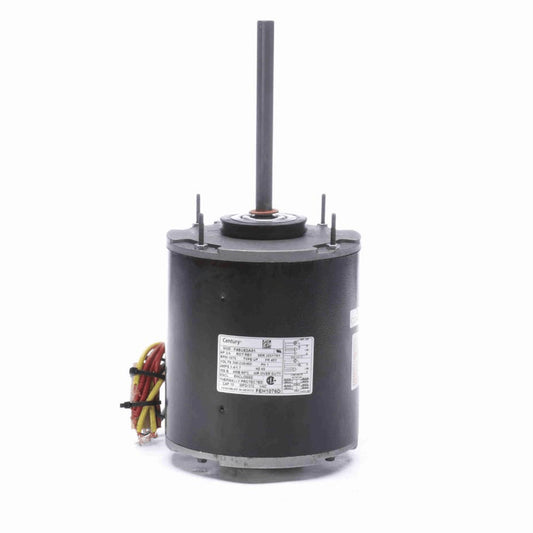 Century Condenser Fan Motor, 3/4 HP, 1 Ph, 60 Hz, 208-230/460 V, 1075 RPM, 1 Speed, 48 Frame, TEAO - FEH1076D