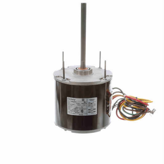 Century Condenser Fan Motor, 1/4 HP, 1 Ph, 60 Hz, 460 V, 1625 RPM, 2 Speed, 48 Frame, SEMI ENCLOSED - FH1024