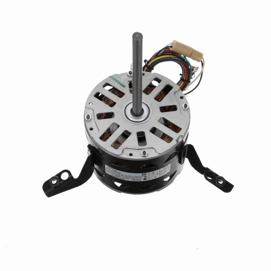 Century Fan Coil & Air Conditioner Motor, 1/4 HP, 1 Ph, 60 Hz, 208-230 V, 1075 RPM, 3 Speed, 48 Frame, OPEN - FM1026