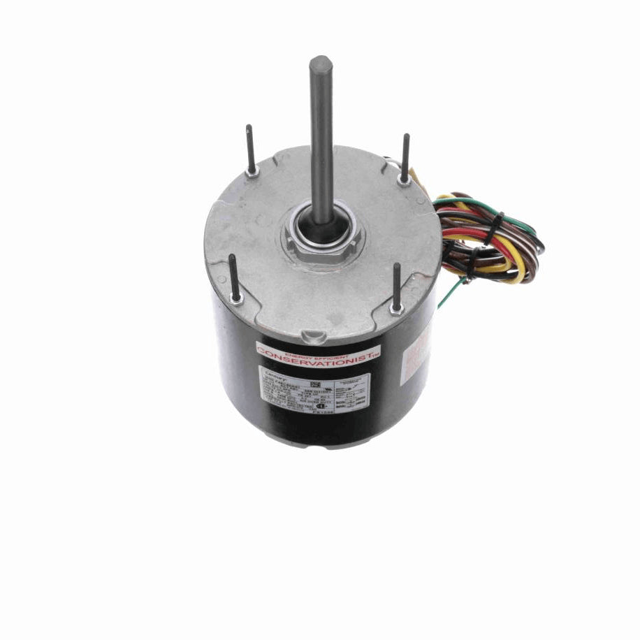 Century Condenser Fan Motor, 1/3 HP, 1 Ph, 60 Hz, 208-230 V, 825 RPM, 2 Speed, 48 Frame, SEMI ENCLOSED - FS1038