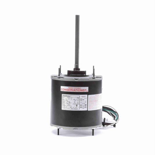 Century Condenser Fan Motor, 1/2 HP, 1 Ph, 60 Hz, 208-230 V, 1075 RPM, 1 Speed, 48 Frame, ENCLOSED - FSE1056SV1