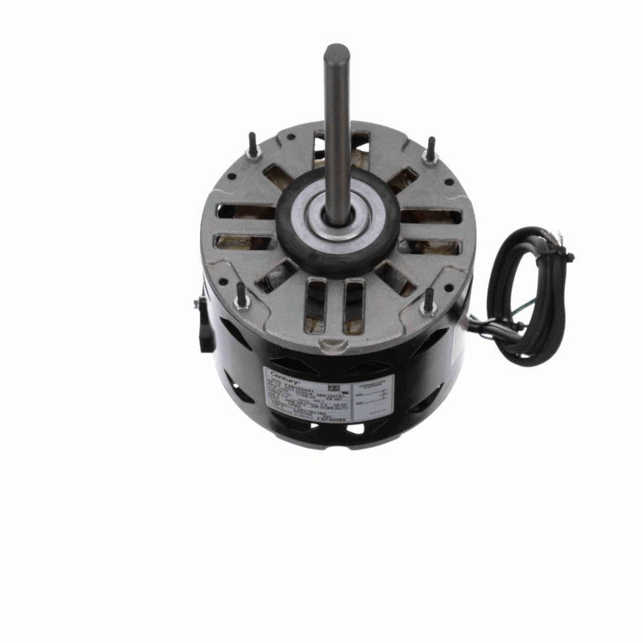 Century Fan and Blower Motor, 1/8 HP, 1 Ph, 60 Hz, 115 V, 1050 RPM, 1 Speed, 48 Frame, OPEN - FSP4006S