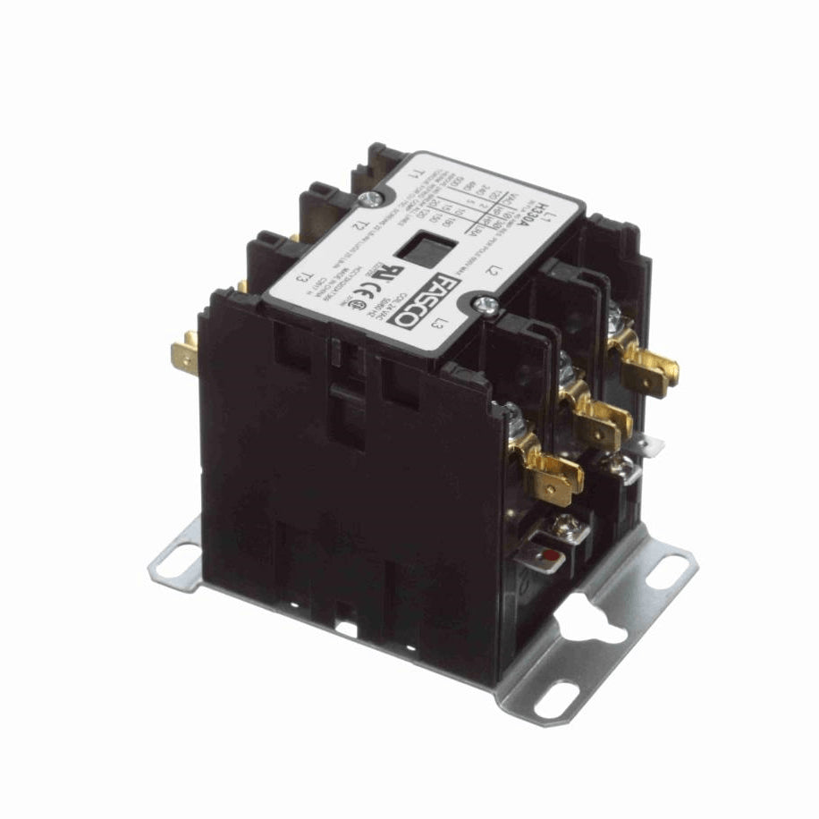 Fasco Contactor 3 Pole, 30 Amps, 24 Volts - H330A