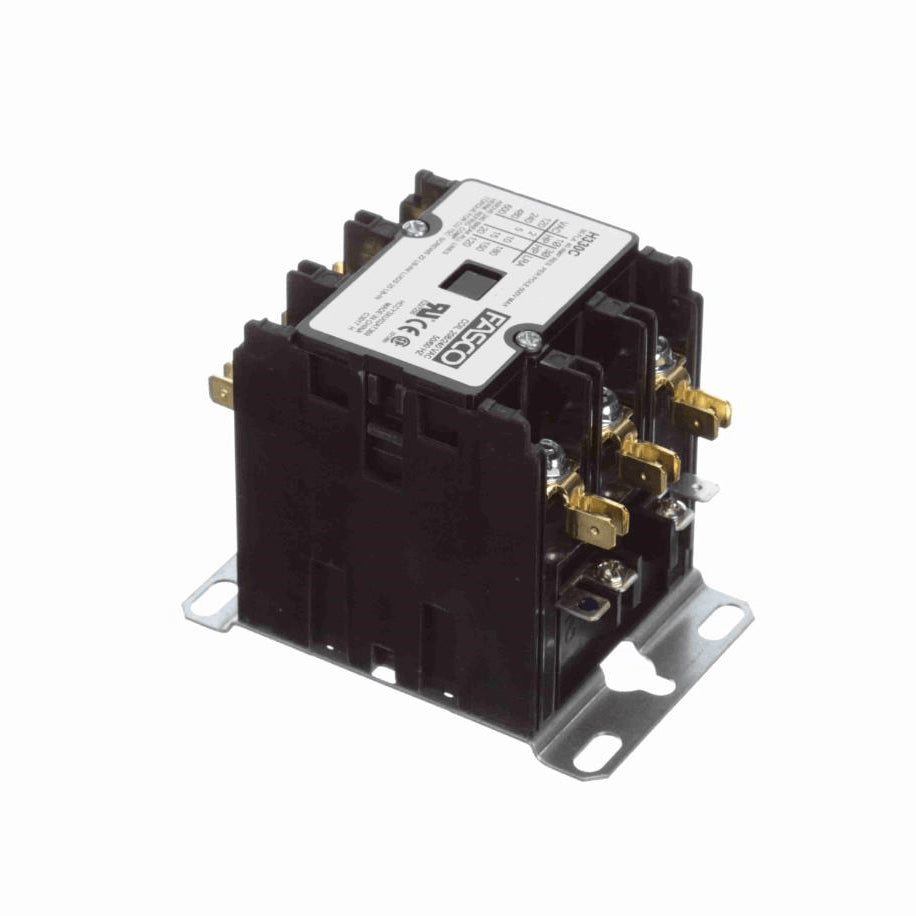 Fasco Contactor 3 Pole, 30 Amps, 208/240 Volts - H330C