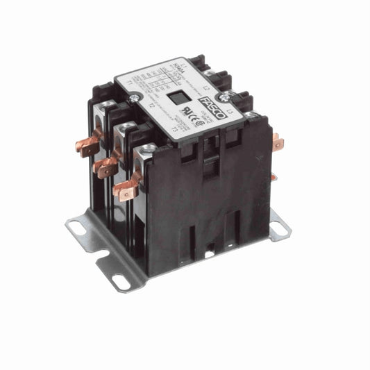 Fasco Contactor 3 Pole, 40 Amps, 24 Volts - H340A