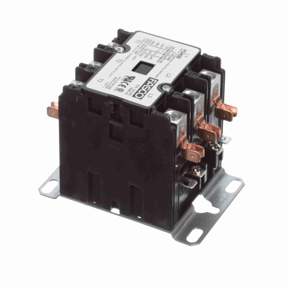 Fasco Contactor 3 Pole, 40 Amps, 120 Volts - H340B