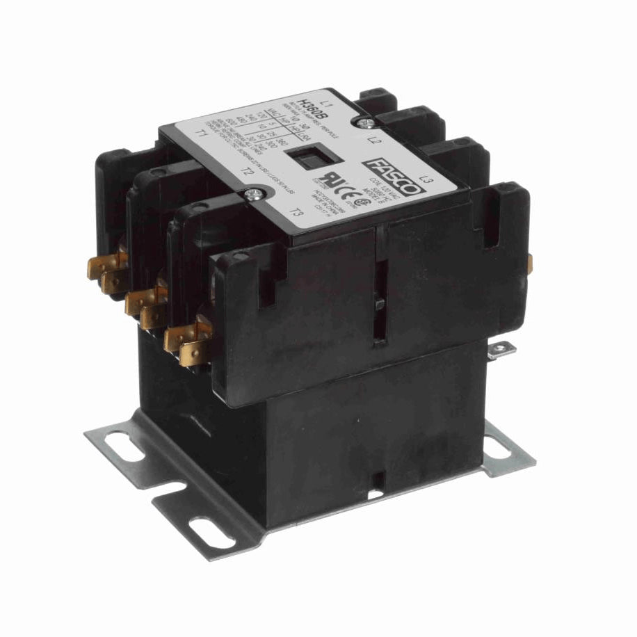 Fasco Contactor 3 Pole, 60 Amps, 120 Volts - H360B