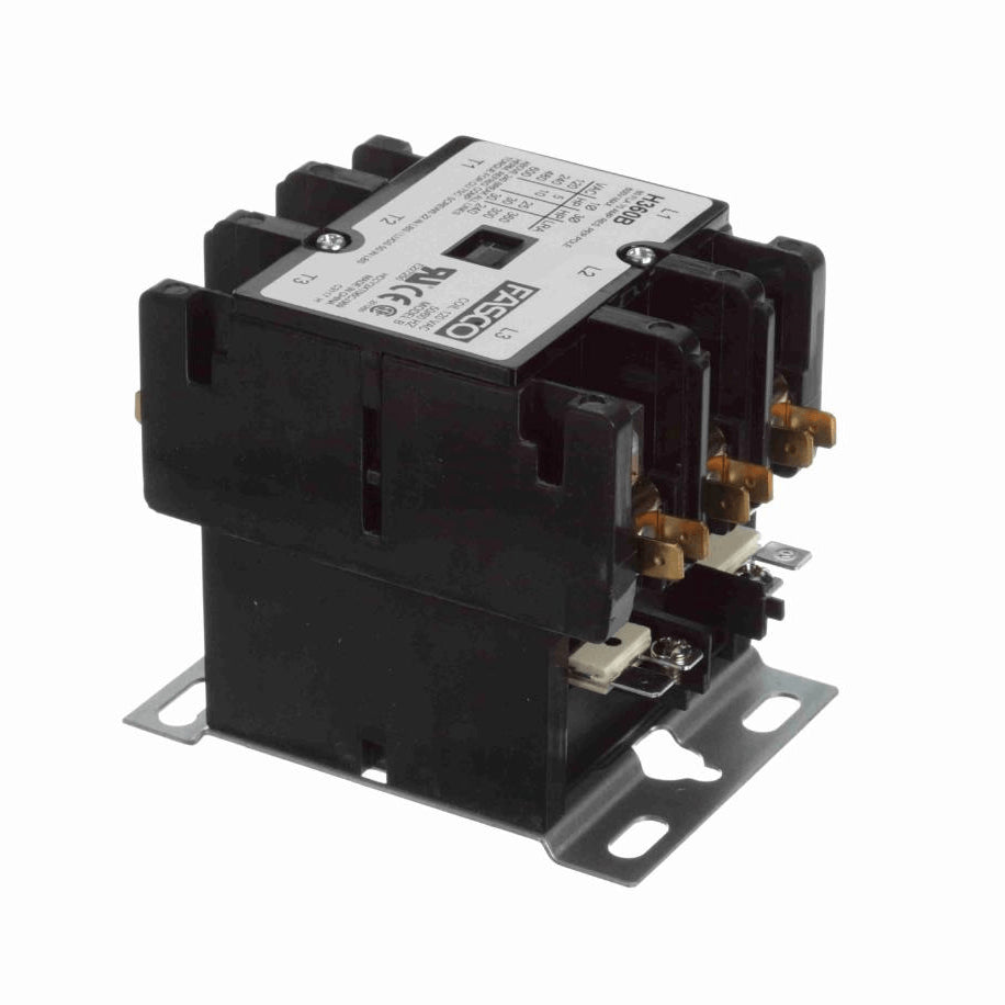 Fasco Contactor 3 Pole, 60 Amps, 120 Volts - H360B