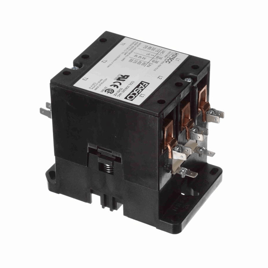 Fasco Contactor 3 Pole, 75 Amps, 208/240 Volts - H375CC