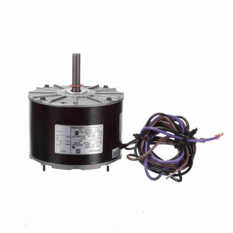 Century OEM Replacement Motor, 1/12 HP, 1 Ph, 60 Hz, 208-230 V, 825 RPM, 1 Speed, 48 Frame, ENCLOSED - OAM10088