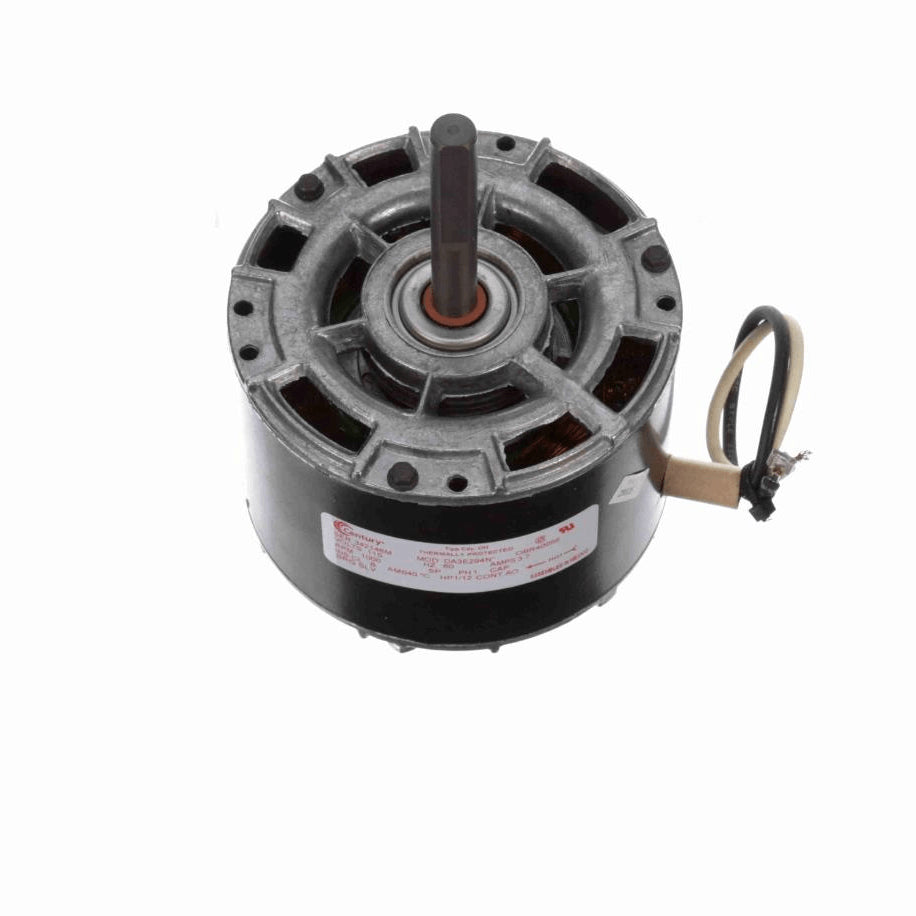 Century OEM Replacement Motor, 1/12 HP, 1 Ph, 60 Hz, 115 V, 1000 RPM, 1 Speed, 42 Frame, OAO - OBR40086