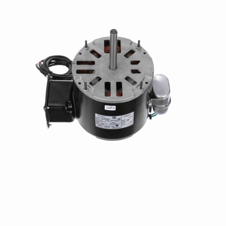 Century OEM Replacement Motor, 1/2 HP, 1 Ph, 60/50 Hz, 208-230 V, 1725 RPM, 1 Speed, 48 Frame, OPEN - OHS9983