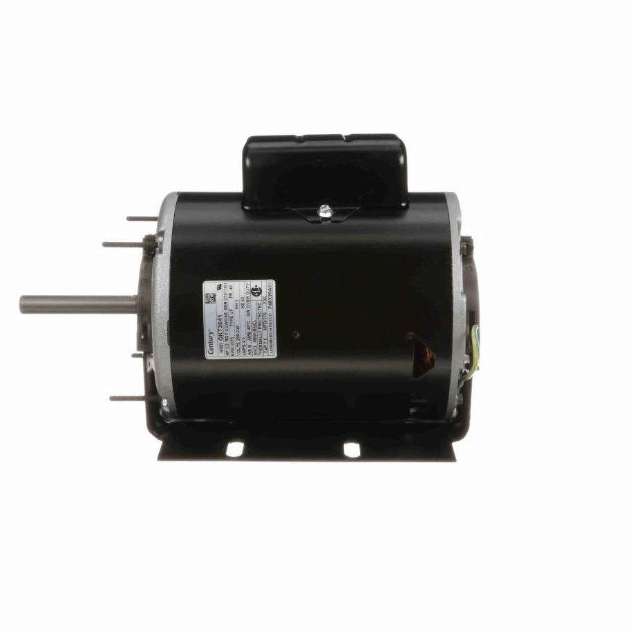 Century OEM Replacement Motor, 1/2 HP, 1 Ph, 60 Hz, 208-230 V, 1075 RPM, 1 Speed, 48 Frame, SEMI ENCLOSED - OKT3041