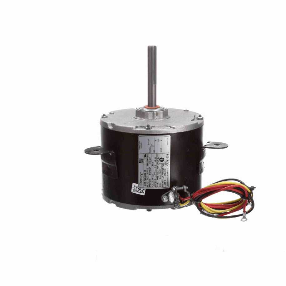 Century OEM Replacement Motor, 1/3 HP, 1 Ph, 60 Hz, 208-230 V, 1075 RPM, 1 Speed, 48 Frame, ENCLOSED - OLG1036