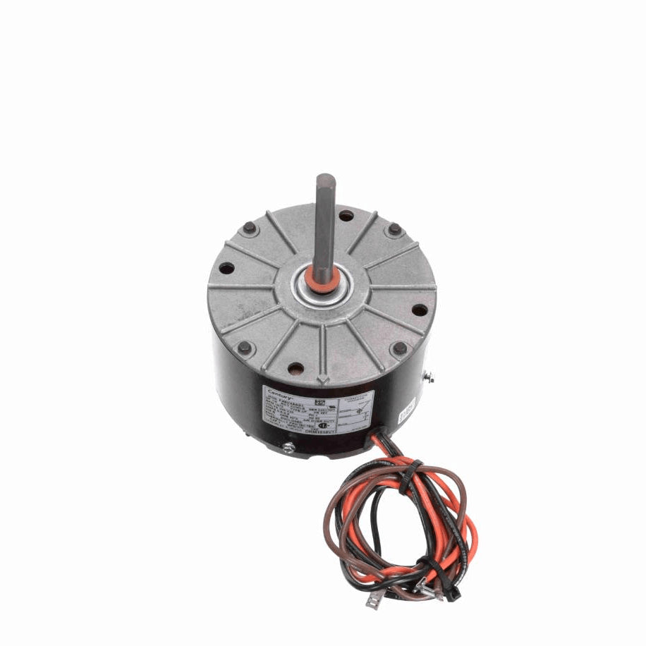 Century OEM Replacement Motor, 1/6 HP, 1 Ph, 60 Hz, 208-230 V, 1075 RPM, 1 Speed, 48 Frame, ENCLOSED - ORM1016V1