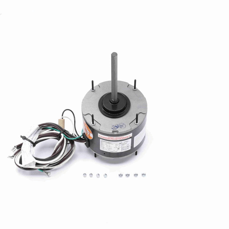 Century 4-in-1® Condenser Fan Motor, 1/3-1/6 HP, 1 Ph, 60 Hz, 208-230 V, 1075 RPM, 1 Speed, 48 Frame, ENCLOSED - ORM5458F