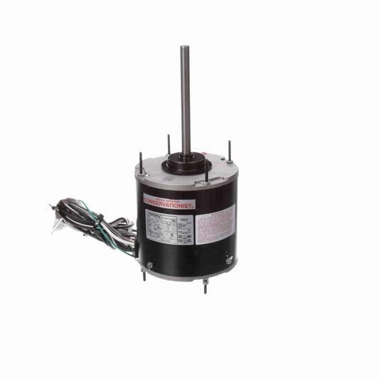 Century 4-in-1® Condenser Fan Motor, 1/2-1/5 HP, 1 Ph, 60 Hz, 208-230 V, 1075 RPM, 1 Speed, 48 Frame, ENCLOSED - ORM5459BF