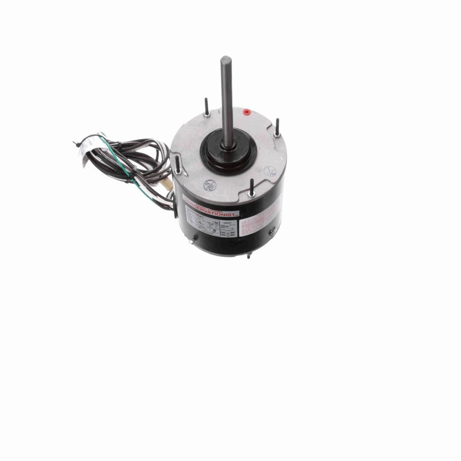 Century 4-in-1® Condenser Fan Motor, 1/2-1/5 HP, 1 Ph, 60 Hz, 208-230 V, 1075 RPM, 1 Speed, 48 Frame, ENCLOSED - ORM5459BF