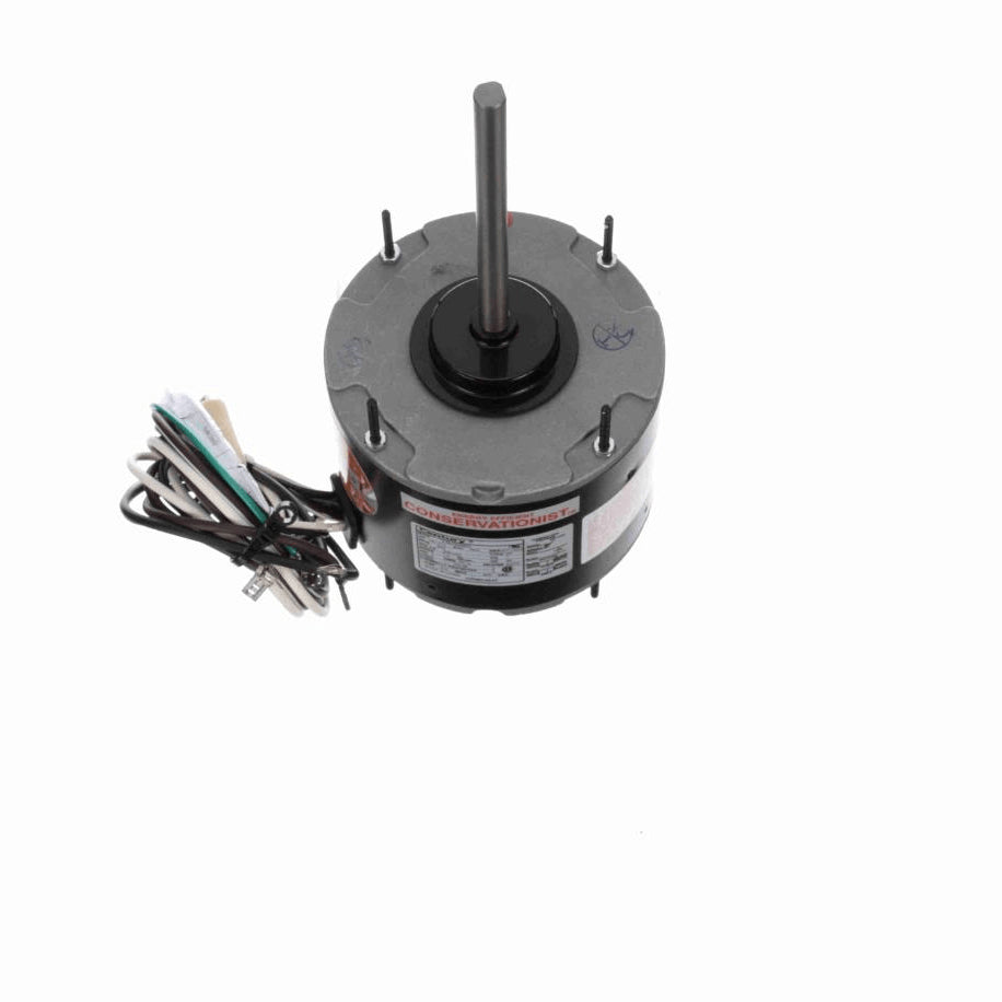 Century 4-in-1® Condenser Fan Motor, 1/8-1/15 HP, 1 Ph, 60 Hz, 208-230 V, 825 RPM, 1 Speed, 48 Frame, ENCLOSED - ORM5484F