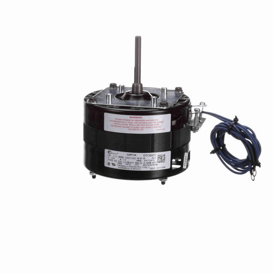 Century OEM Replacement Motor, 1/15 HP, 1 Ph, 60 Hz, 230 V, 1500/1300 RPM, 1 Speed, 42 Frame, OPEN - OTC6001