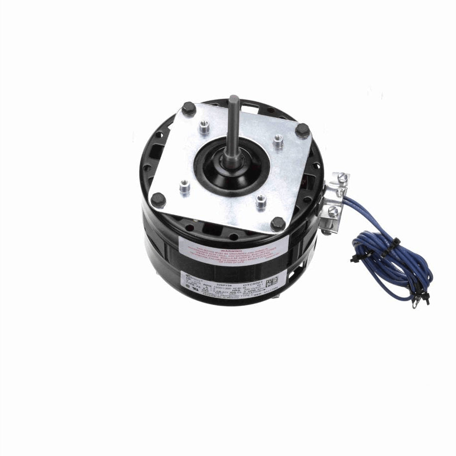 Century OEM Replacement Motor, 1/15 HP, 1 Ph, 60 Hz, 230 V, 1500/1300 RPM, 1 Speed, 42 Frame, OPEN - OTC6001