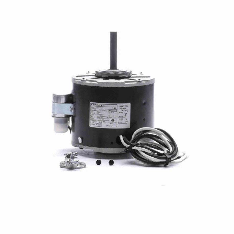 Century OEM Replacement Motor, 1/4 HP, 1 Ph, 60 Hz, 230 V, 1625 RPM, 1 Speed, 48 Frame, SEMI ENCLOSED - OTY1024