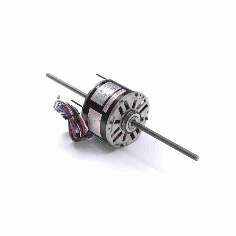 Century Fan Coil & Air Conditioner Motor, 1/6 HP, 1 Ph, 60 Hz, 208-230 V, 1075 RPM, 3 Speed, 48 Frame, SEMI ENCLOSED - RA1016