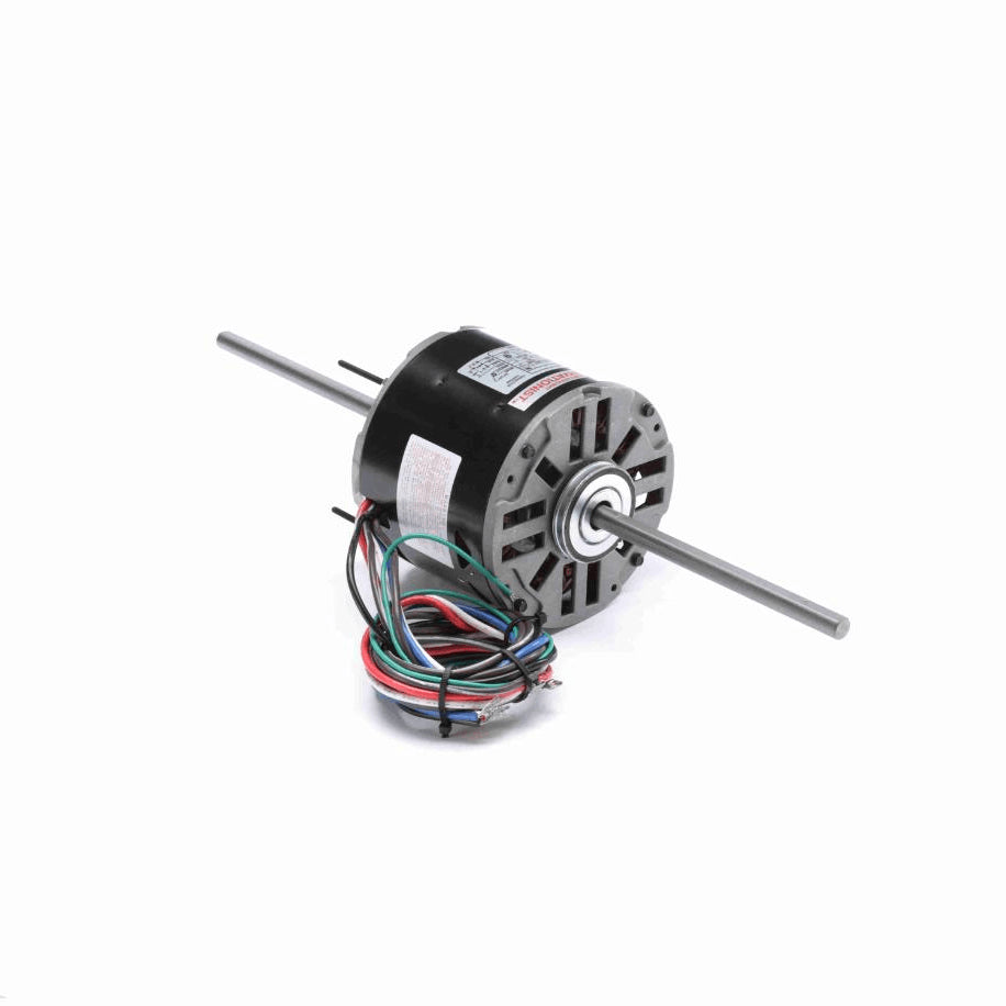 Century Fan Coil & Air Conditioner Motor, 1/3 HP, 1 Ph, 60 Hz, 208-230 V, 1075 RPM, 3 Speed, 48 Frame, SEMI ENCLOSED - RA1036