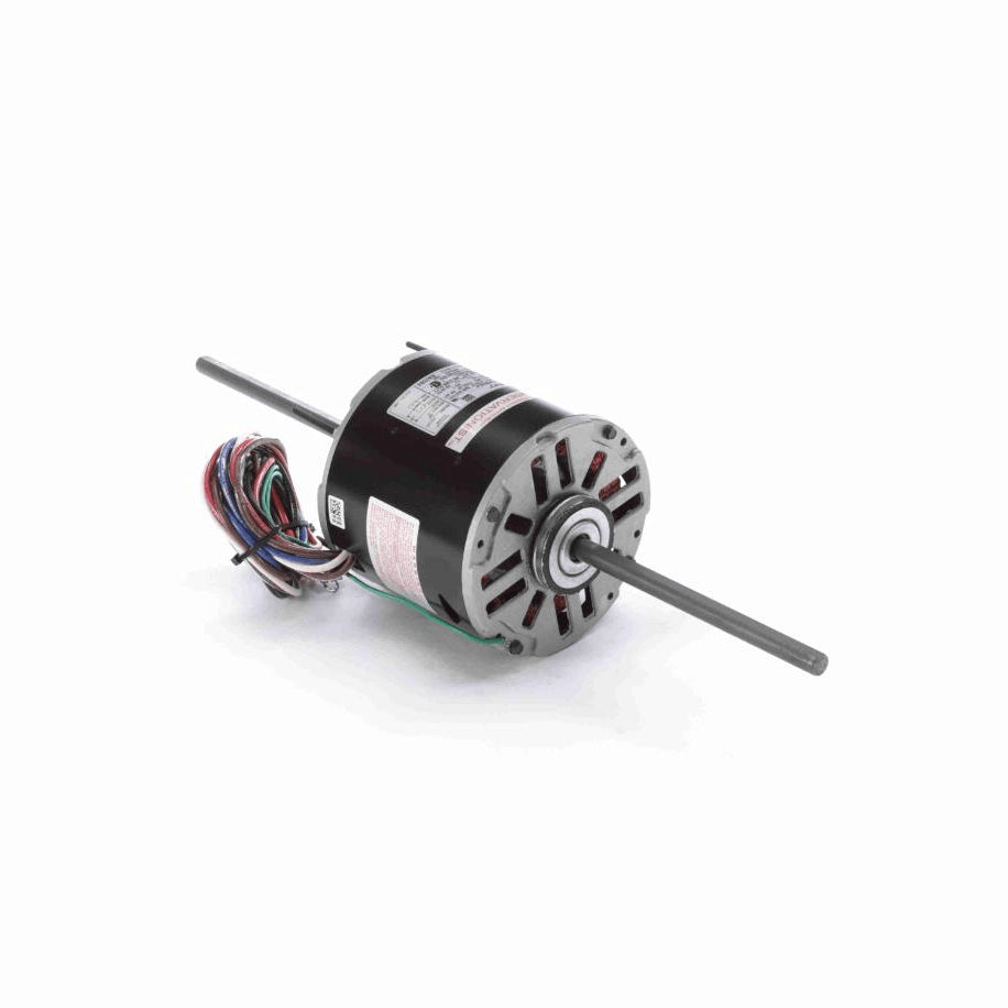 Century Fan Coil & Air Conditioner Motor, 1/2 HP, 1 Ph, 60 Hz, 208-230 V, 1625 RPM, 3 Speed, 48 Frame, SEMI ENCLOSED - RA1054