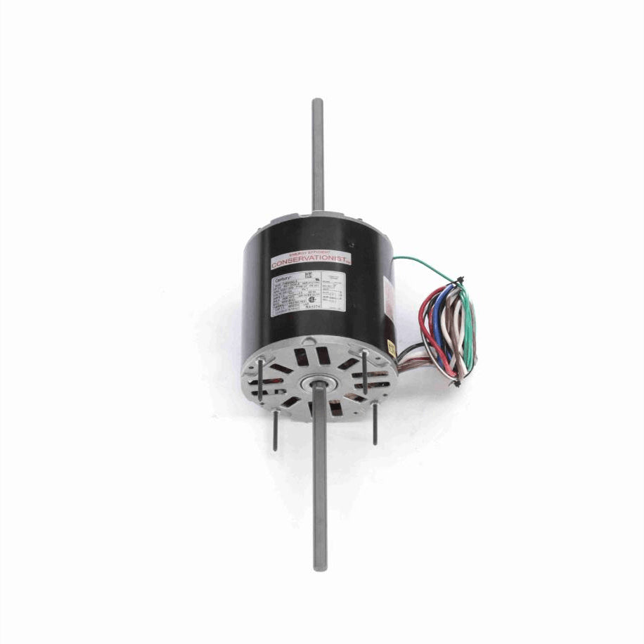 Century Fan Coil & Air Conditioner Motor, 3/4 HP, 1 Ph, 60 Hz, 208-230 V, 1625 RPM, 3 Speed, 48 Frame, SEMI ENCLOSED - RA1074