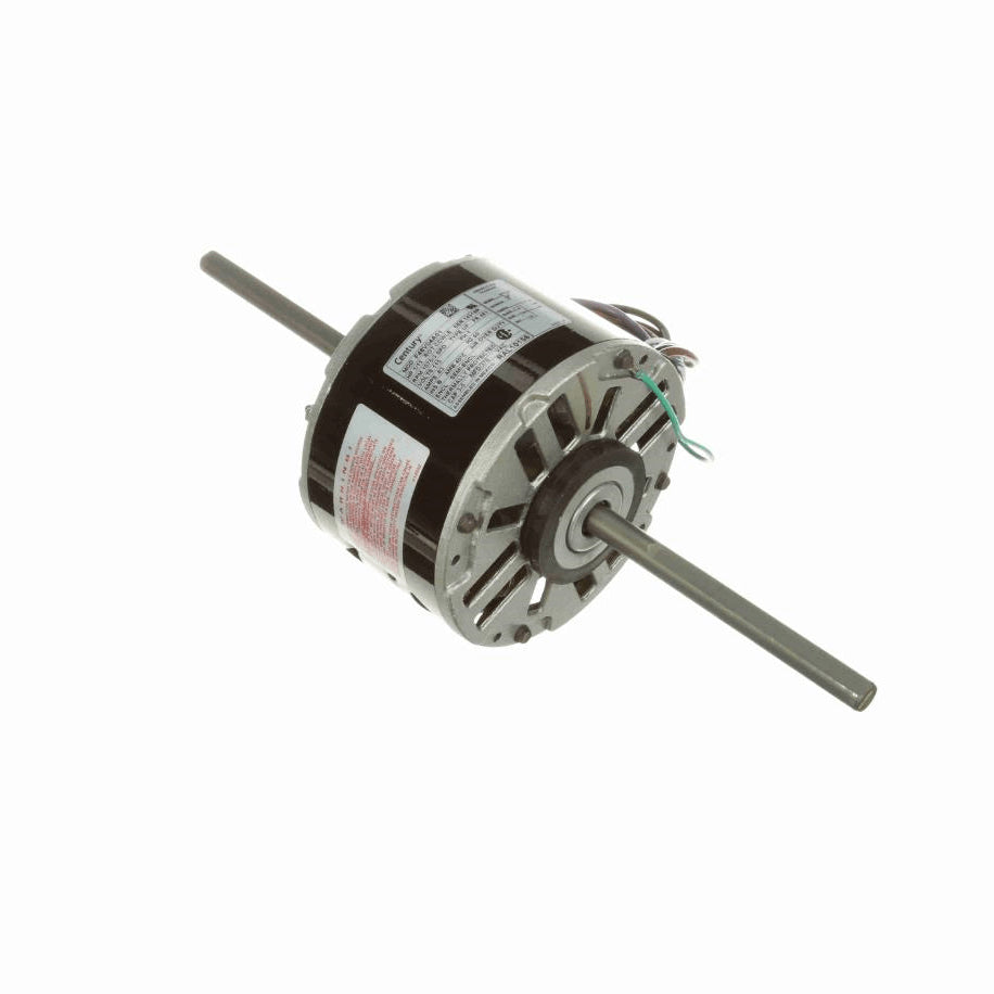 Century Fan Coil & Air Conditioner Motor, 1/15 HP, 1 Ph, 60 Hz, 115 V, 1075 RPM, 3 Speed, 48 Frame, SEMI ENCLOSED - RAL10156